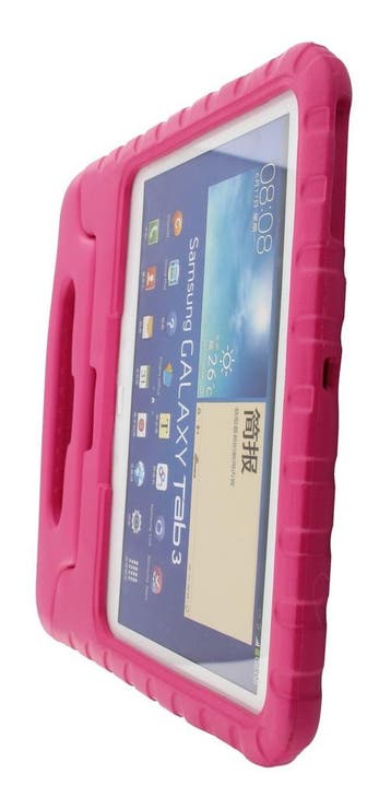 Kinder hoesje Samsung Galaxy Tab 3 10.1/Tab 4 10.1 roze, Verzenden, Nieuw