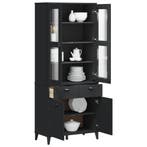 vidaXL buffetkast VIKEN 80x40x190 cm massief grenenhout, Minder dan 50 cm, Verzenden, 75 cm of meer, Nieuw