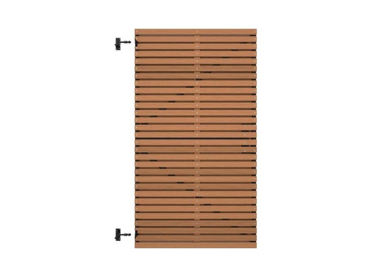 Poortdeur Thermowood Ayous Rhombus Horizontaal 100 x 180 cm, Tuin en Terras, Schuttingen