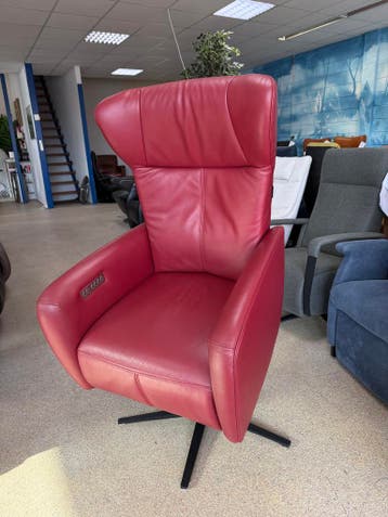Outlet Sta op stoel relax fauteuil gratis bezorgd/garantie, Verzenden, Nieuw, Leer, Ruim 100 modellen in alle kleuren en maten 