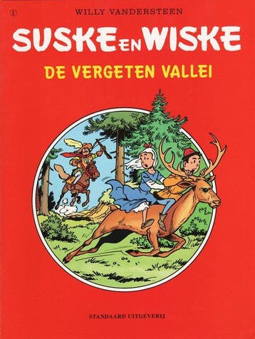 Suske en Wiske  de vergeten vallei - Willy Vandersteen, Verzenden, Zo goed als nieuw, Willy Vandersteen