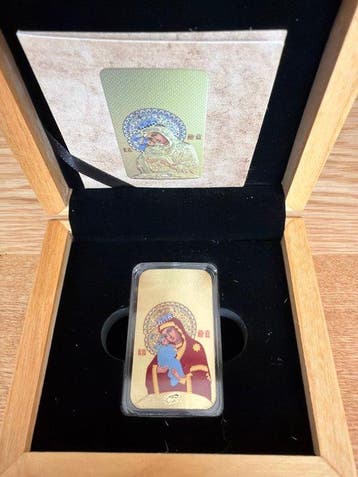 Wereld. Medal ND Icon of the Mother of God Pochaevskaya 1