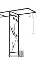 LIVSK Prieelvoederstation - Tuinboog met Drinkbak en Voederb, Tuin en Terras, Verzenden, Nieuw