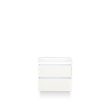 Dante Badmeubelset 60 cm - Wit Hoogglans - Wastafel, Huis en Inrichting, Badkamer | Badkamermeubels, Ophalen of Verzenden, Nieuw