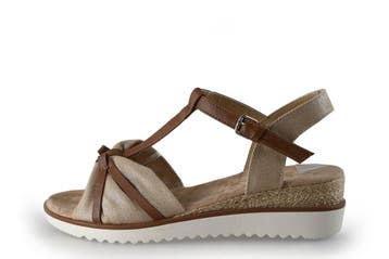 Tom Tailor Sandalen in maat 40 Goud, Overige kleuren, Verzenden, Zo goed als nieuw, Sandalen of Muiltjes