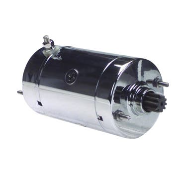 Startmotor Harley-Davidson 1971-1990 nieuw chrome uitvoering, Verzenden, Nieuw