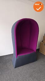 Akoestische design Ahrend - B Keuze - Kaigan - Grijs/Paars -, Vergader- of Presentatieruimte, Ophalen of Verzenden, Gebruikt, Stoel