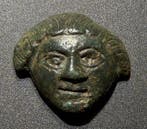 Oud-Romeins Brons Decoratieve plaquette - theatermasker met