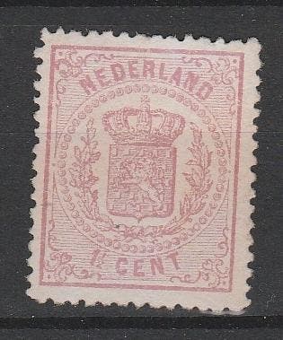 Postzegels Nederland  1869 Wapenzegel NR.16 (235), Verzenden, T/m 1940, Postfris