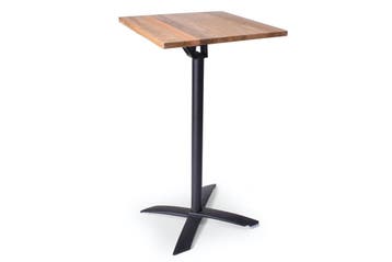 Statafel Helsinki | 60x60cm | opklapbaar, Ophalen of Verzenden, Nieuw, Vierkant, Kunststof