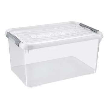 Curver Handy+ opbergbox 50 liter transparant met clipdeksel, 40 liter of meer, Ophalen of Verzenden, Nieuw