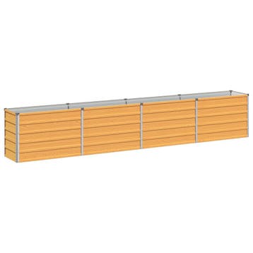 vidaXL Verhoogd Tuinbed Naturel 320 x 40 x 55 cm koudgewalst, Verzenden, Minder dan 60 cm, Nieuw, Metaal