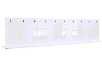 Partytent zijwand PVC met ramen | 10 meter | 220cm hoog |, Doe-het-zelf en Verbouw, Zeil en Folie, Ophalen of Verzenden, Nieuw