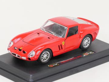 Schaal 1:24 Bburago 0510 Ferrari 250 GTO 1962 (Automodellen), Ophalen of Verzenden, Zo goed als nieuw, Bburago