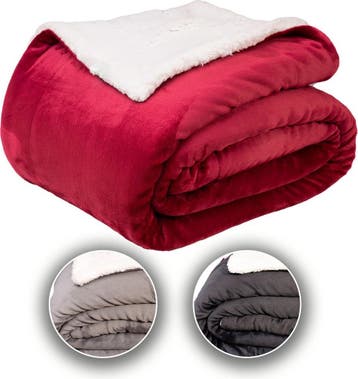 Sherpa Fleece Deken - Zeer Zacht - Bankdeken - Fleece Plaid, Verzenden, Nieuw