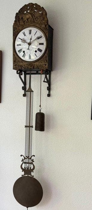 Comtoise klok - Metaal, Koper, Lood - 1850-1900