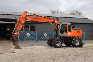 Veiling: Wielgraafmachine Hitachi ZX160W Diesel 2007, Zakelijke goederen, Machines en Bouw | Kranen en Graafmachines, Ophalen