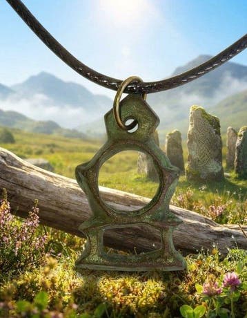 Keltisch Brons Prachtige hanger-amulet. In uitstekende