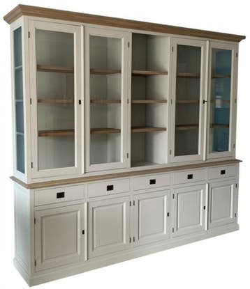 Buffetkast wit met eiken Almen 280 x 240cm, Ophalen of Verzenden, Nieuw