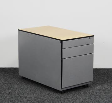 Ahrend 3 Laden Ladeblok - Aluminium  | 57 x 42 x 76 cm, Huis en Inrichting, Ophalen of Verzenden, Gebruikt