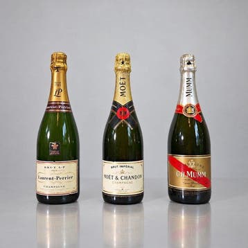 Moët & Chandon, Laurent-Perrier, G. H. Mumm - Champagne Brut, Nieuw