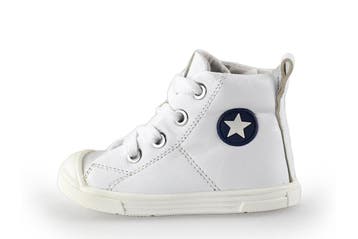 Jopper Hoge sneakers Jongens in maat 20 Wit, Verzenden, Schoenen, Zo goed als nieuw, Jongen of Meisje