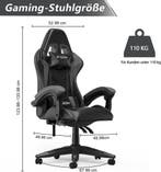 Ergonomische Bureaustoel -  Office Chair - Gamestoel - Volwa, Verzenden, Zo goed als nieuw