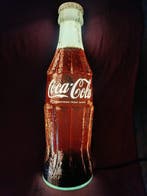 Prachtige lichtgevende Coca-Cola-fles - Reclamebord met
