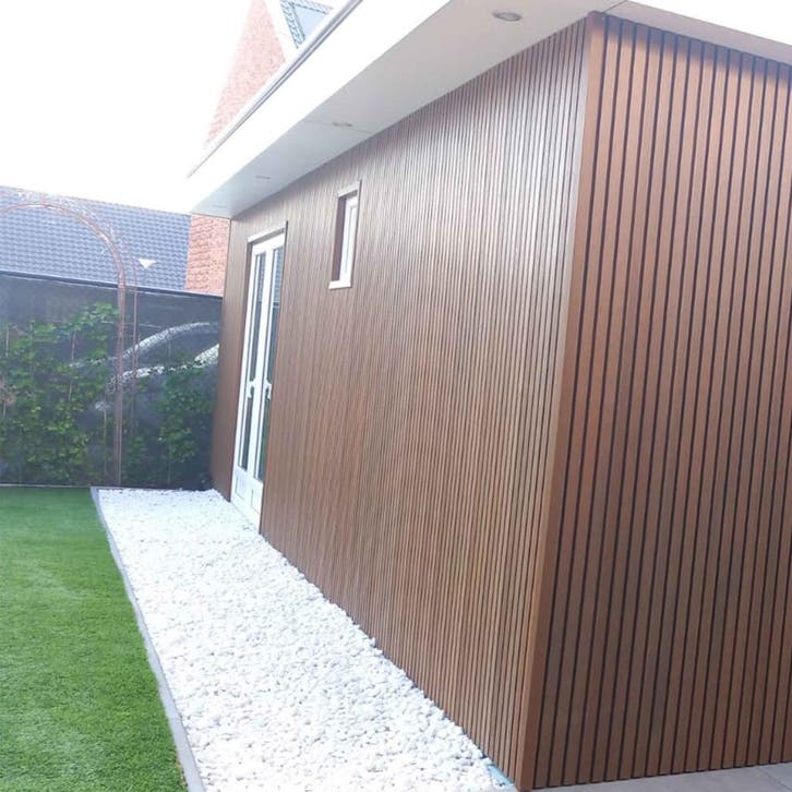 ACTIE 10% - Composiet Rhombus Gevelbekleding - 290 cm lang, Tuin en Terras, Palen, Balken en Planken, 250 cm of meer, Planken
