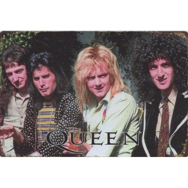 Wandbord -  Queen – Freddie Mercury – Brain May – Roger Tayl, Huis en Inrichting, Woonaccessoires | Wanddecoraties, Nieuw, Ophalen of Verzenden