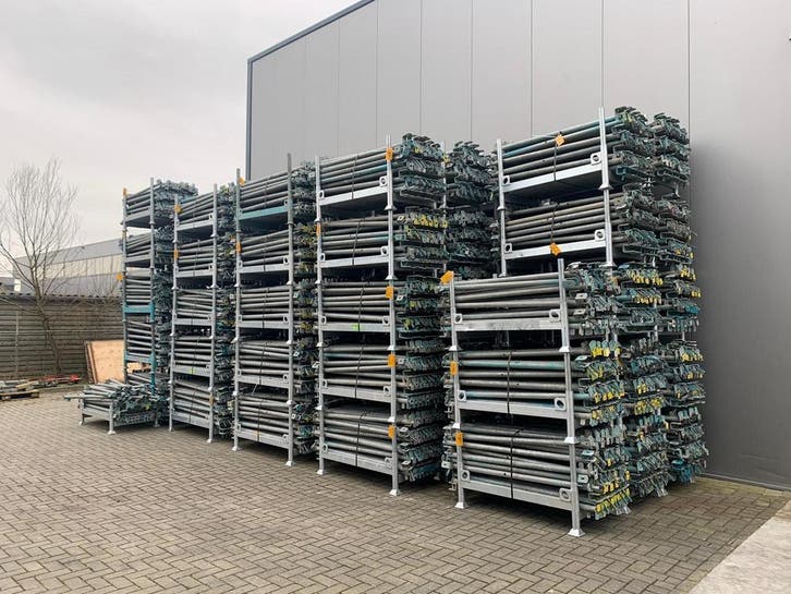Hulpkorteling verstelbaar 1.40 gebruikt 3-planks, Doe-het-zelf en Verbouw, Steigers, Gevelsteiger, Gebruikt