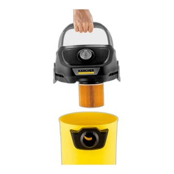 Karcher KWD3 V-15/4/20 Stofzuiger — zo goed als nieuw, Nieuw