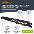 Reciprozagen Baurix set 35 zagen, Ophalen of Verzenden, Nieuw