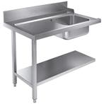 Aanvoertafel (Links) | RVS | 1 Spoelbak (Rechts) |, Verzenden, Nieuw in verpakking