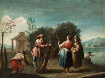 Domenico Pecchio (1687-1760), Attributed to - Rustic Scene