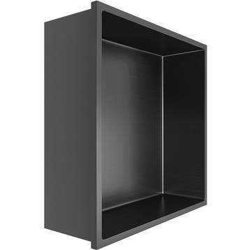 Inbouwnis - Leoni Nima - 30x30x10cm - Gunmetal Grijs, Ophalen of Verzenden, Nieuw, Rvs