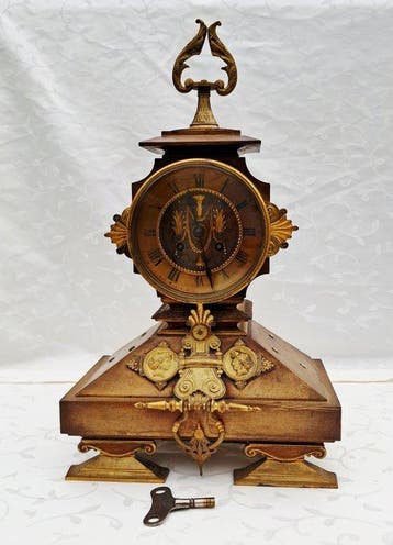 haardklok - Ad. Mougin - Brons, messing - 1850-1900
