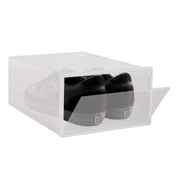 Schoenenbox | Sneakerbox | Kunststof | Transparant | 1 Stuk, Ophalen of Verzenden, Nieuw