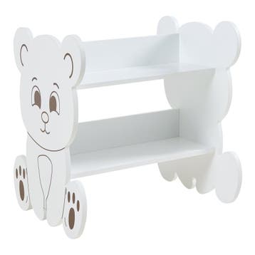 [en.casa] Boekenkast Tårnby voor kinderen 60x56x56 cm wit, Verzenden, Nieuw