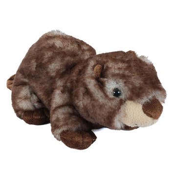 Bever knuffel - zachte pluche - bruin - 18 cm, Verzenden, Nieuw