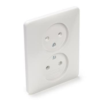 Stopcontact | Gira | S55 (Inbouw, Wit), Verzenden, Nieuw