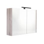 Spiegelkast Best Design Happy Grey Incl. LED verlichting, Ophalen of Verzenden, Nieuw