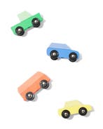 HEMA Uitdeelautos hout - 4 stuks, Verzenden, Nieuw