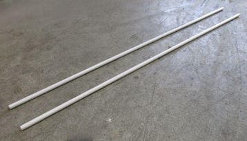 PVC Buis, Afvoerbuis ø32mm, 258cm, Gebruikt