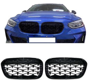 Grillen set | Nieren | geschikt voor BMW 1-serie F20 F21 | 2, Verzenden, Nieuw, BMW