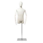 VINTAGE 3/4 TORSO HEER MERK GRUPPO CORSO WIT / ZAND EX