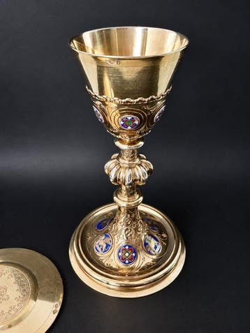 Poussielgue-Rusand - Kelk - Vermeille, .950 zilver -