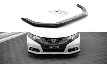 Voorspoiler V.1 Honda Civic Tourer MK9 Maxton Glans Zwart, Ophalen of Verzenden, Nieuw