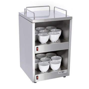 GGM Gastro | Kopjeswarmer RVS - 140W - met 2 schappen |, Verzenden