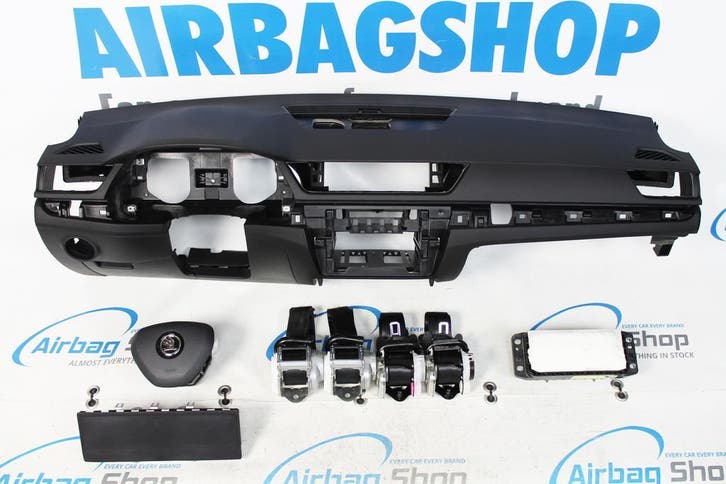 Airbag set - Dashboard Skoda Superb (B8 3V) (2015-heden), Auto-onderdelen, Dashboard en Schakelaars, Gebruikt, Skoda